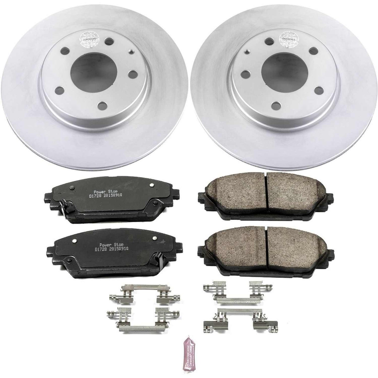 PowerStop Power Stop 14-16 Mazda 3 Front Z17 Evolution Geomet Coated Brake Kit CRK6974