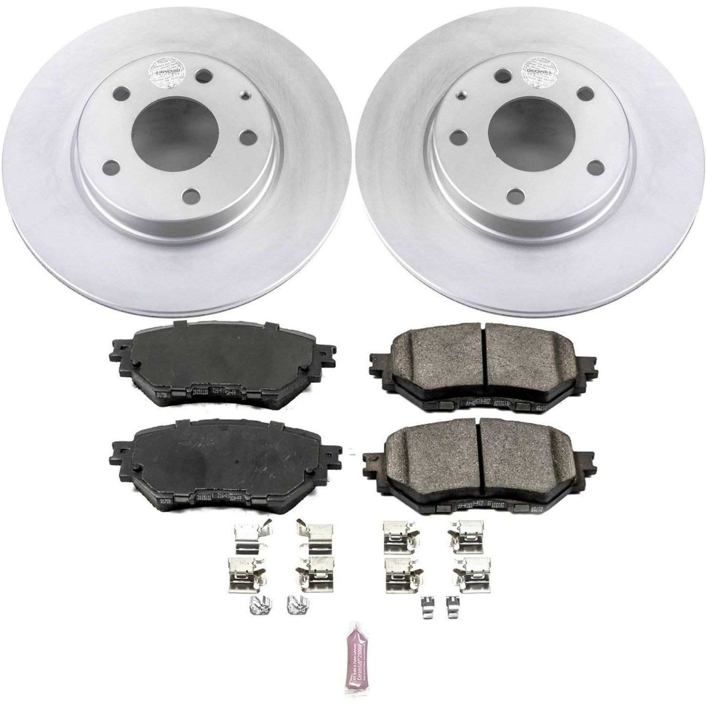 PowerStop Power Stop 14-16 Mazda 3 Front Z17 Evolution Geomet Coated Brake Kit CRK6975