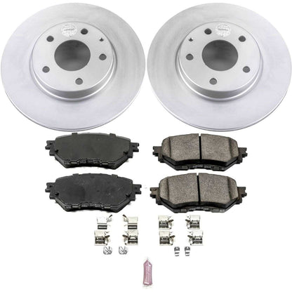 PowerStop Power Stop 14-16 Mazda 3 Front Z17 Evolution Geomet Coated Brake Kit CRK6975