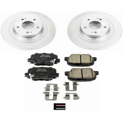 PowerStop Power Stop 14-18 Mitsubishi Outlander Rear Z17 Evolution Geomet Coated Brake Kit CRK6976