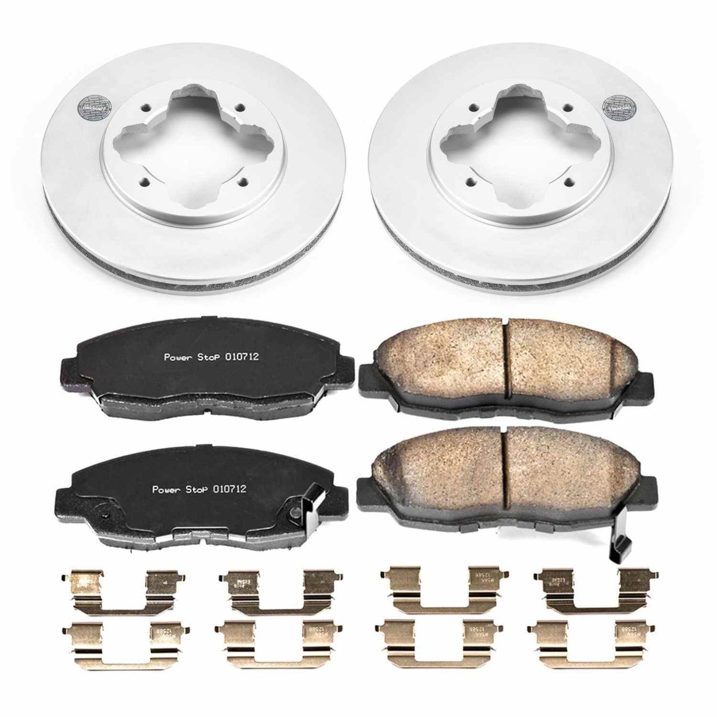 PowerStop Power Stop 1997 Acura CL Front Z17 Evolution Geomet Coated Brake Kit CRK697