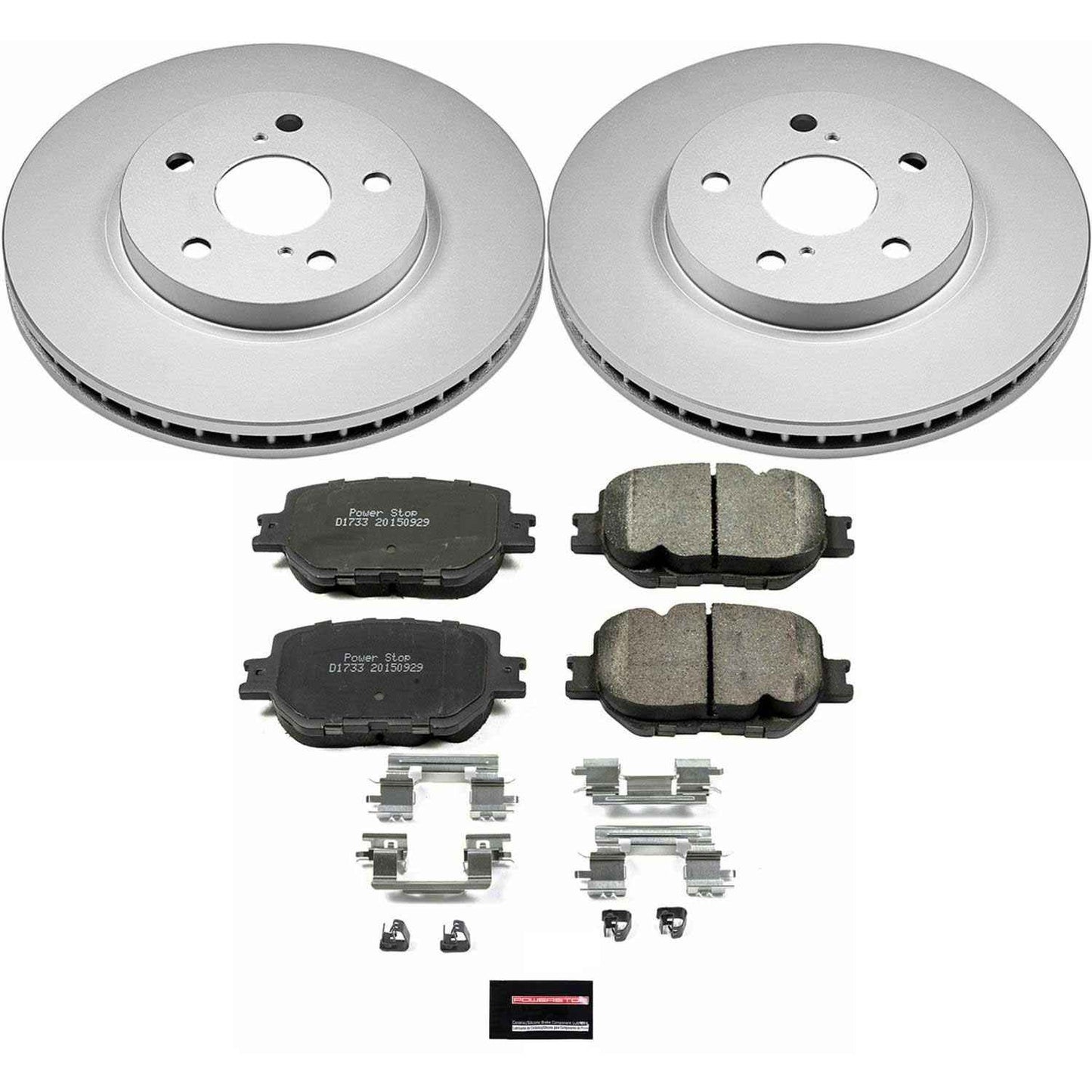 PowerStop Power Stop 14-15 Lexus IS250 Front Z17 Evolution Geomet Coated Brake Kit CRK6990