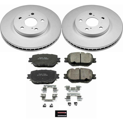 PowerStop Power Stop 14-15 Lexus IS250 Front Z17 Evolution Geomet Coated Brake Kit CRK6990