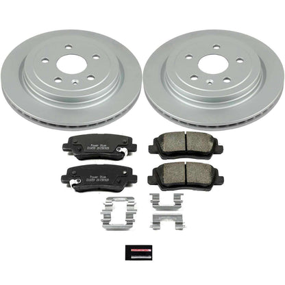 PowerStop Power Stop 14-18 Cadillac CTS Rear Z17 Evolution Geomet Coated Brake Kit CRK6991