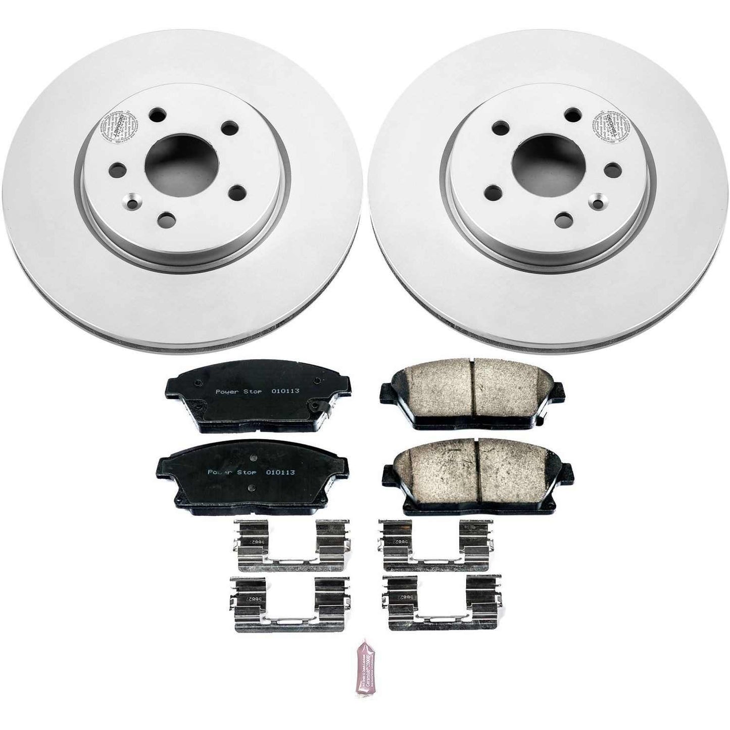 PowerStop Power Stop 15-16 Chevrolet Trax Front Z17 Evolution Geomet Coated Brake Kit CRK6996