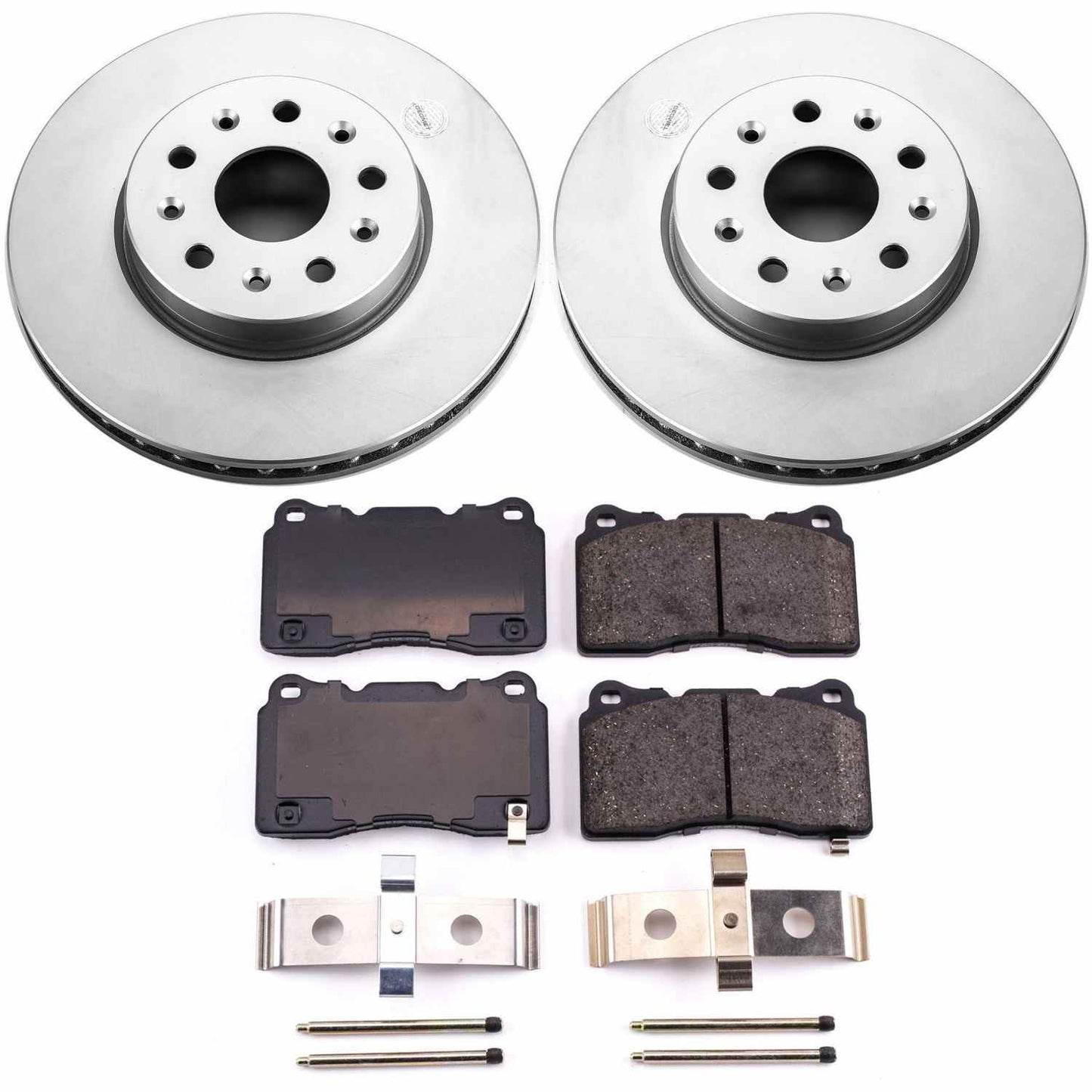 PowerStop Power Stop 14-18 Cadillac CTS Front Z17 Evolution Geomet Coated Brake Kit CRK7001