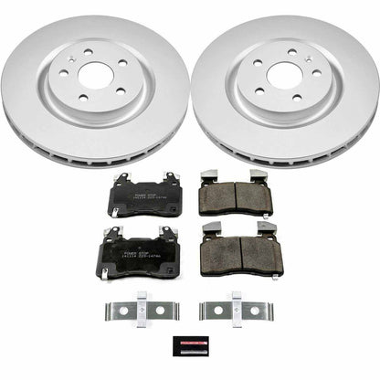 PowerStop Power Stop 14-17 Chevrolet SS Front Z17 Evolution Geomet Coated Brake Kit CRK7007