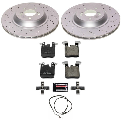 PowerStop Power Stop 16-18 BMW M2 Rear Z23 Coated Brake Kit CRK7019