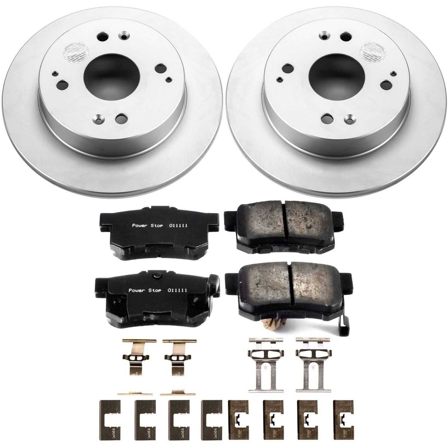 PowerStop Power Stop 1997 Acura CL Rear Z17 Evolution Geomet Coated Brake Kit CRK701