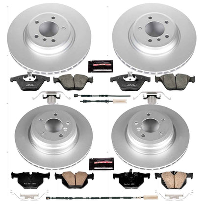 PowerStop Power Stop 13-15 BMW X1 Front & Rear Z23 Evolution Sport Coated Brake Kit CRK7021
