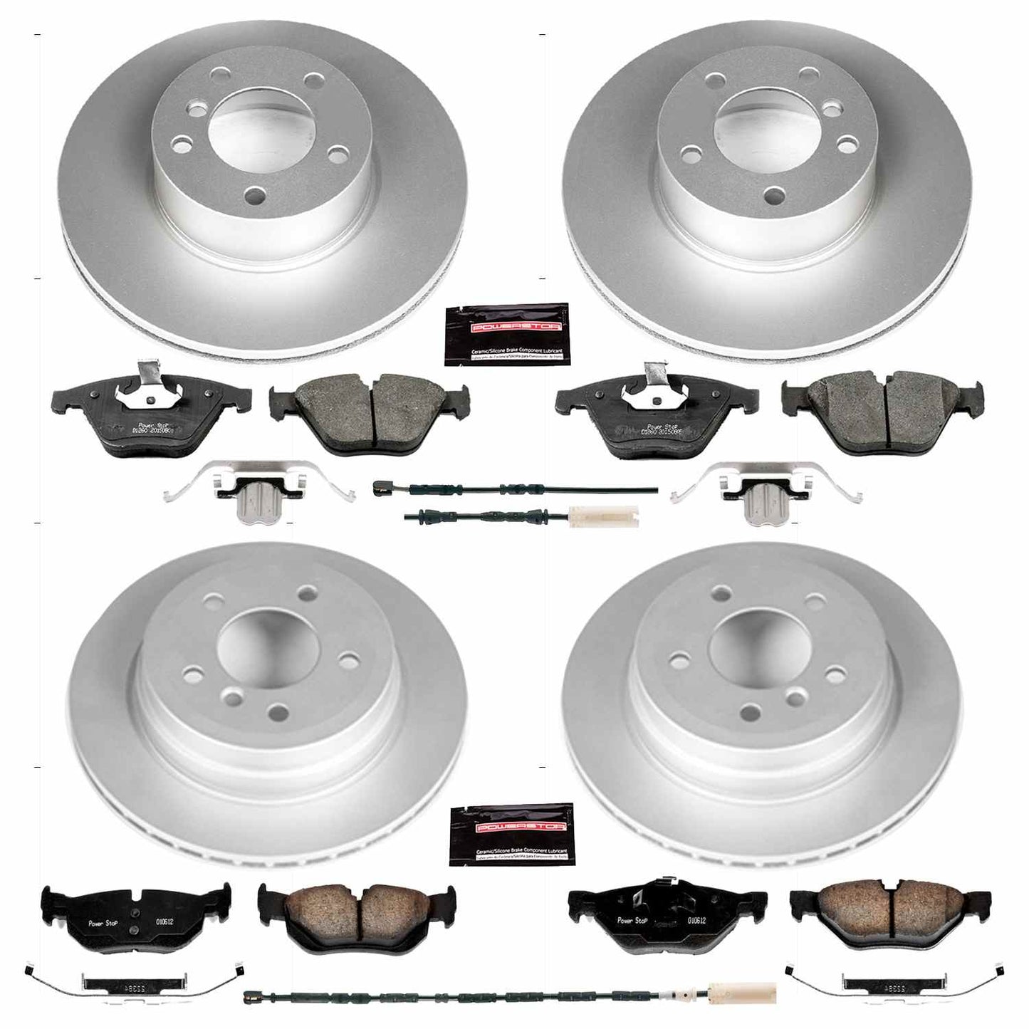 PowerStop Power Stop 13-15 BMW X1 Front & Rear Z23 Evolution Sport Coated Brake Kit CRK7024