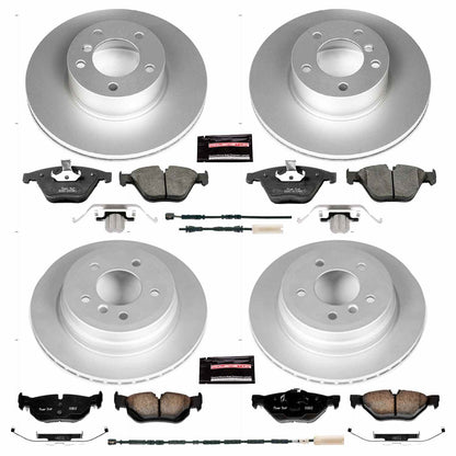 PowerStop Power Stop 13-15 BMW X1 Front & Rear Z23 Evolution Sport Coated Brake Kit CRK7024