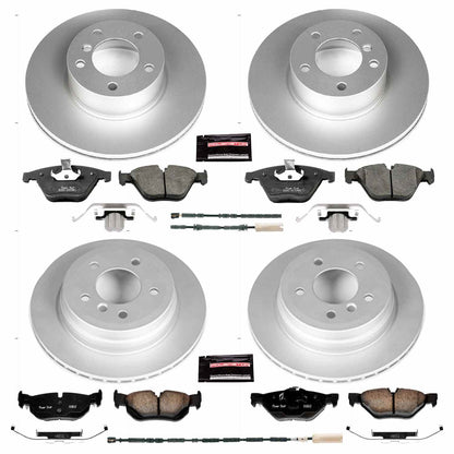 PowerStop Power Stop 13-15 BMW X1 Front & Rear Z23 Evolution Sport Coated Brake Kit CRK7025