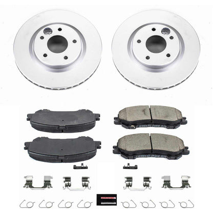 PowerStop Power Stop 14-19 Nissan Rogue Front Z17 Evolution Geomet Coated Brake Kit CRK7036