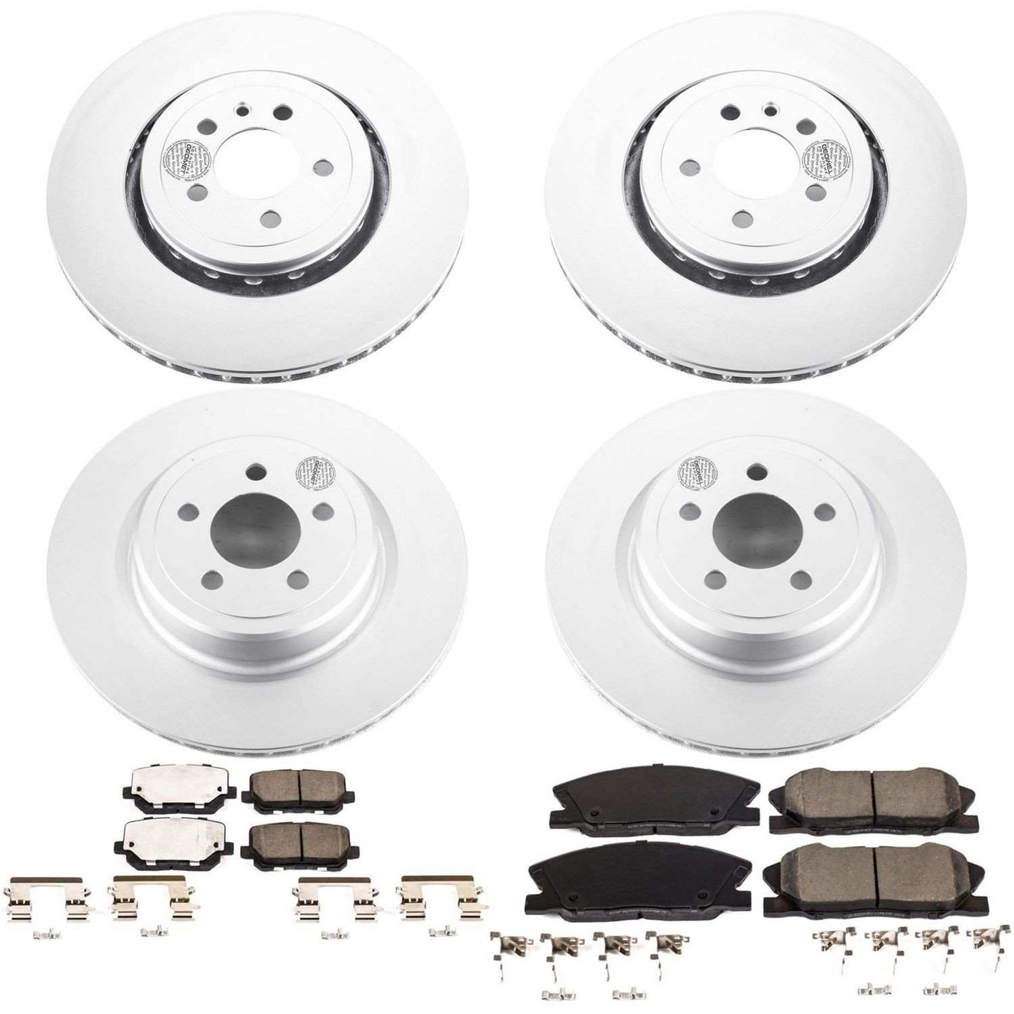 PowerStop Power Stop 14-19 Dodge Charger Front & Rear Z17 Evolution Geomet Coated Brake Kit CRK7051
