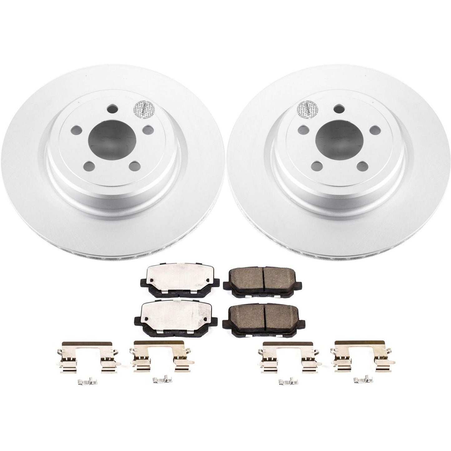 PowerStop Power Stop 14-19 Dodge Charger Rear Z17 Evolution Geomet Coated Brake Kit CRK7052
