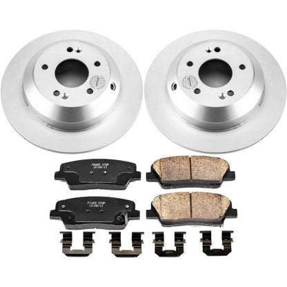 PowerStop Power Stop 15-19 Kia Sorento Rear Z17 Evolution Geomet Coated Brake Kit CRK7062
