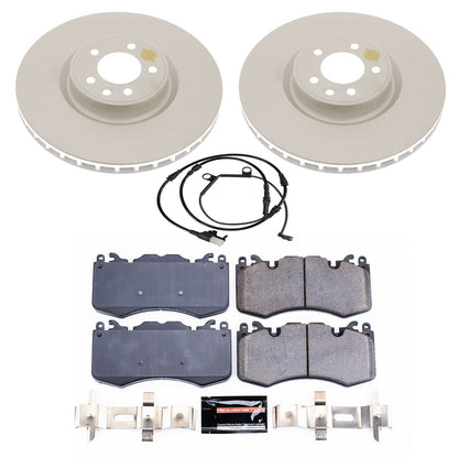 PowerStop Power Stop 13-17 Land Rover Range Rover Front Z23 Evolution Sport Coated Brake Kit CRK7074
