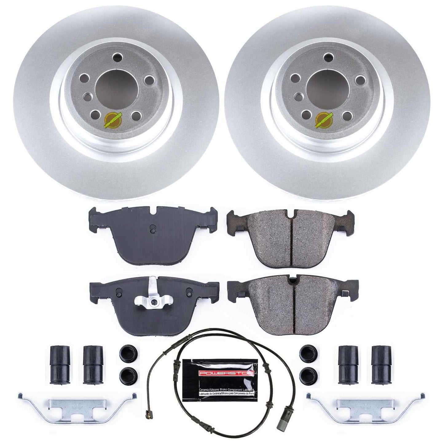 PowerStop Power Stop 11-15 BMW 750i Rear Z17 Evolution Geomet Coated Brake Kit CRK7087