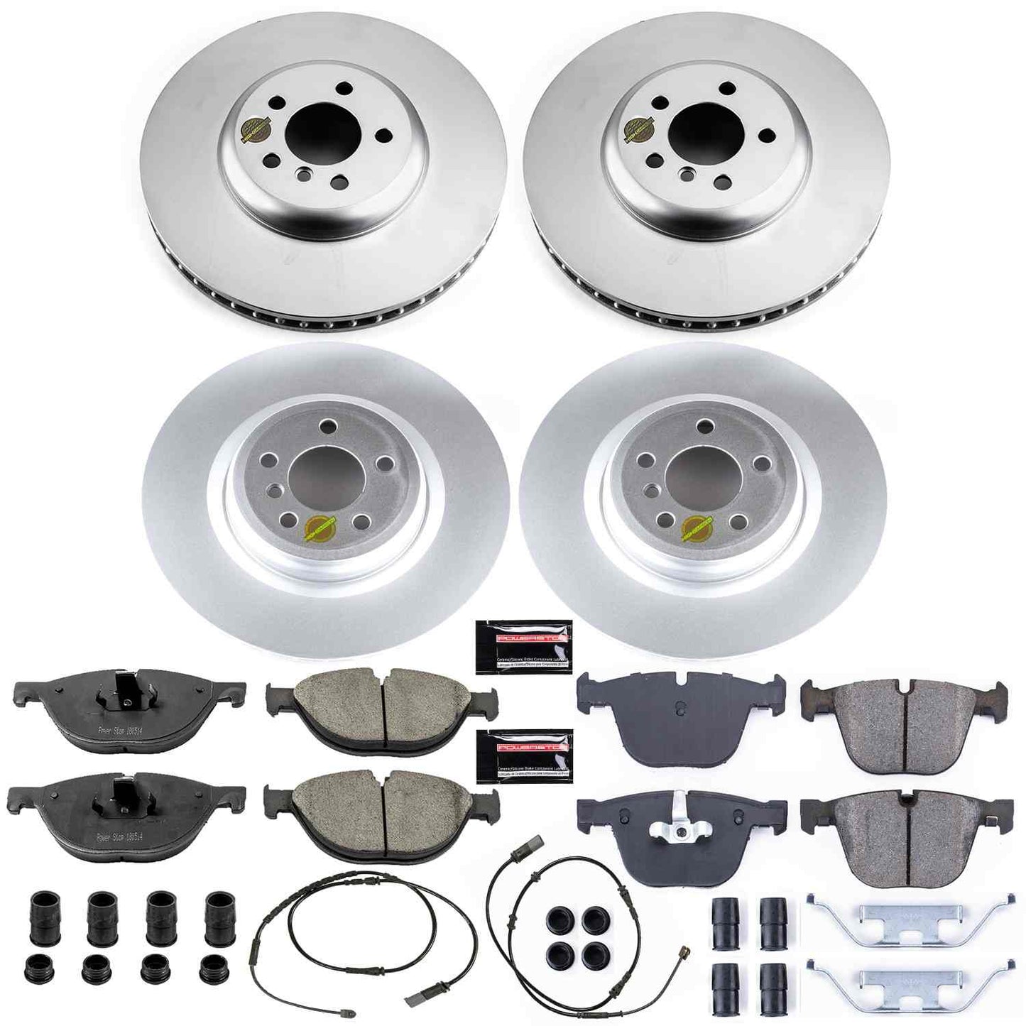 PowerStop Power Stop 11-15 BMW 750i Front & Rear Z23 Evolution Sport Coated Brake Kit CRK7098