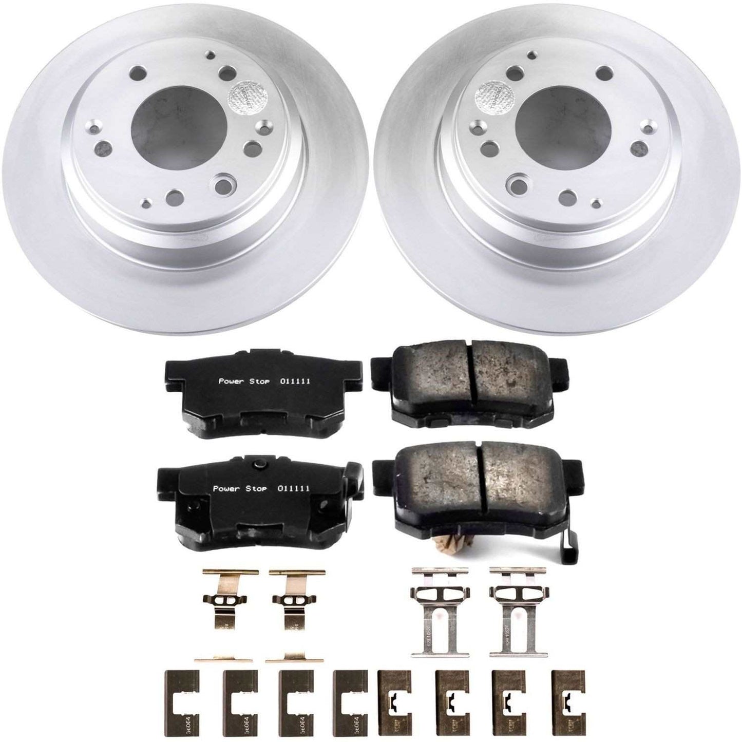 PowerStop Power Stop 96-98 Acura RL Rear Z17 Evolution Geomet Coated Brake Kit CRK709