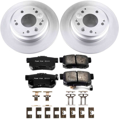 PowerStop Power Stop 96-98 Acura RL Rear Z17 Evolution Geomet Coated Brake Kit CRK709