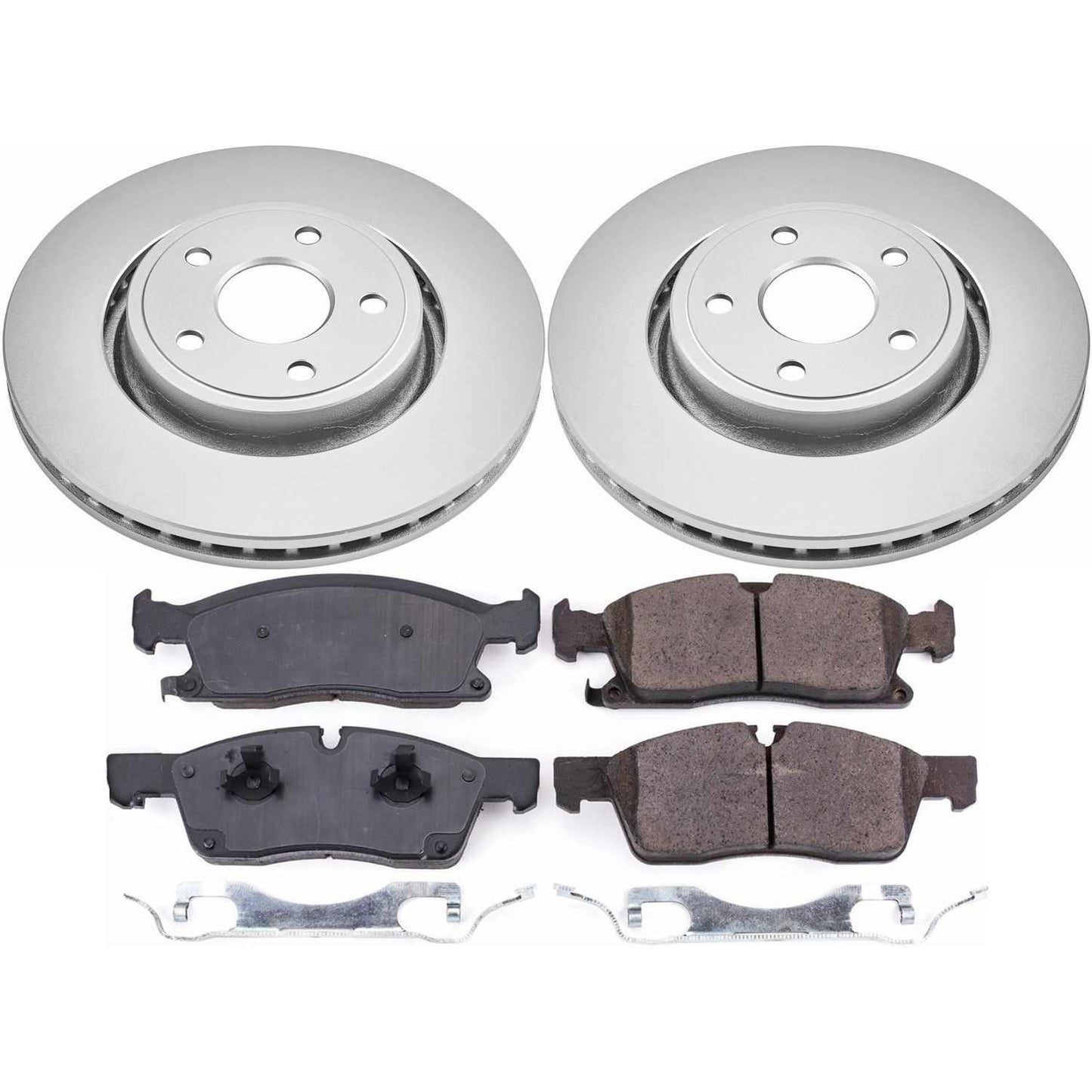 PowerStop Power Stop 16-19 Jeep Grand Cherokee Front Z17 Evolution Geomet Coated Brake Kit CRK7133