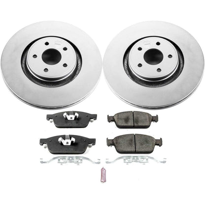 PowerStop Power Stop 13-14 Ford Focus Front Z17 Evolution Geomet Coated Brake Kit CRK7146