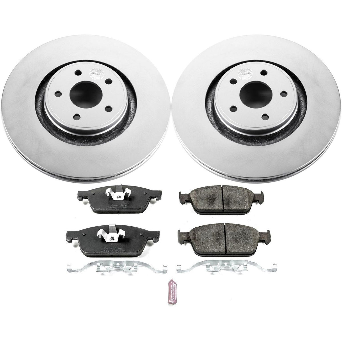 PowerStop Power Stop 13-14 Ford Focus Front Z17 Evolution Geomet Coated Brake Kit CRK7146