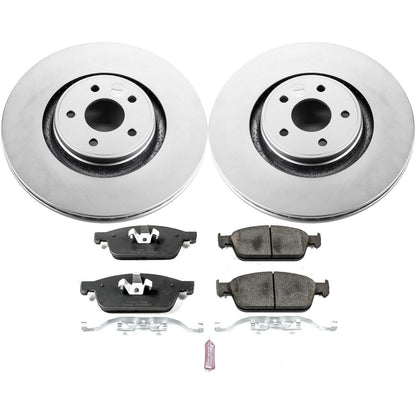 PowerStop Power Stop 13-14 Ford Focus Front Z17 Evolution Geomet Coated Brake Kit CRK7146