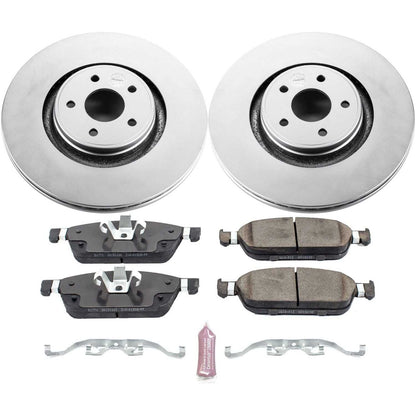 PowerStop Power Stop 15-18 Ford Focus Front Z17 Evolution Geomet Coated Brake Kit CRK7147