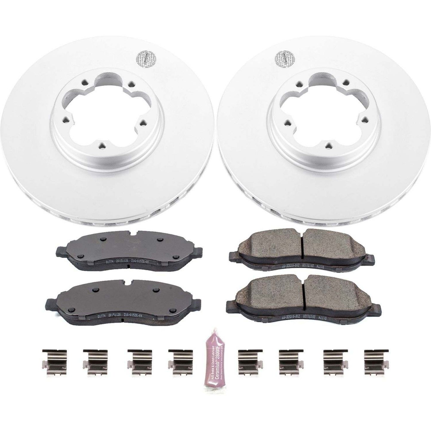PowerStop Power Stop 15-18 Ford Transit-350 HD Front Z17 Evolution Geomet Coated Brake Kit CRK7148
