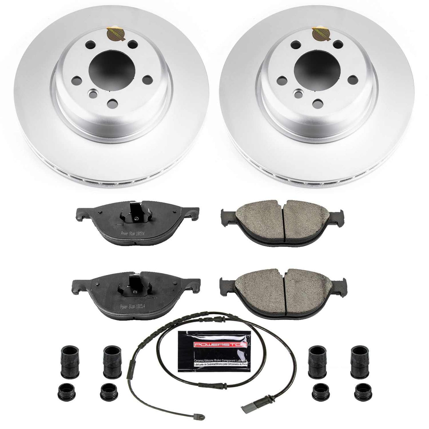 PowerStop Power Stop 12-13 BMW 528i Front Z23 Evolution Sport Coated Brake Kit CRK7162