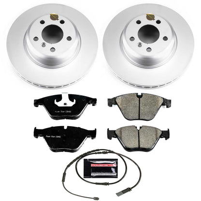 PowerStop Power Stop 14-16 BMW 528i Front Z23 Evolution Sport Coated Brake Kit CRK7163