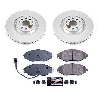 PowerStop Power Stop 12-17 Volkswagen CC Front Z23 Evolution Sport Coated Brake Kit CRK7175