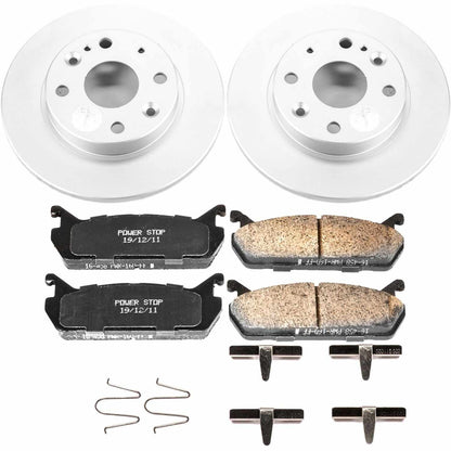 PowerStop Power Stop 90-93 Mazda Miata Rear Z17 Evolution Geomet Coated Brake Kit CRK719