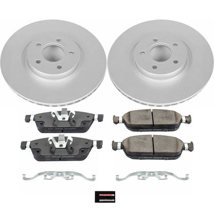 PowerStop Power Stop 15-18 Ford Focus Front Z23 Evolution Sport Coated Brake Kit CRK7208