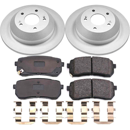 PowerStop Power Stop 15-19 Kia Sedona Rear Z17 Evolution Geomet Coated Brake Kit CRK7213