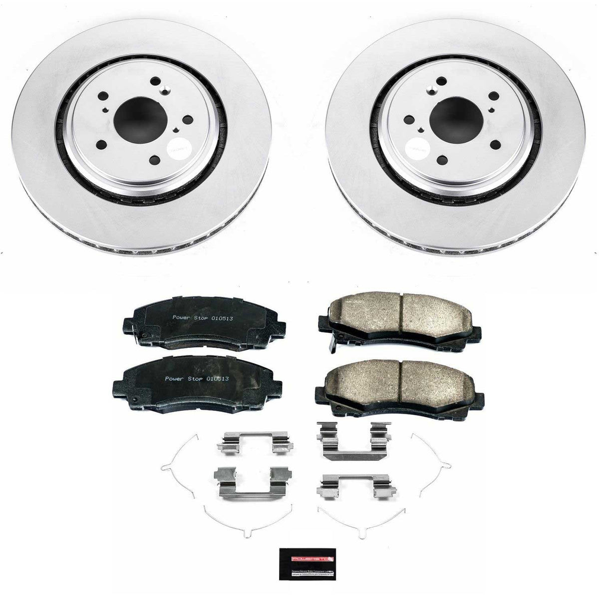 PowerStop Power Stop 15-19 Acura TLX Front Z17 Evolution Geomet Coated Brake Kit CRK7214