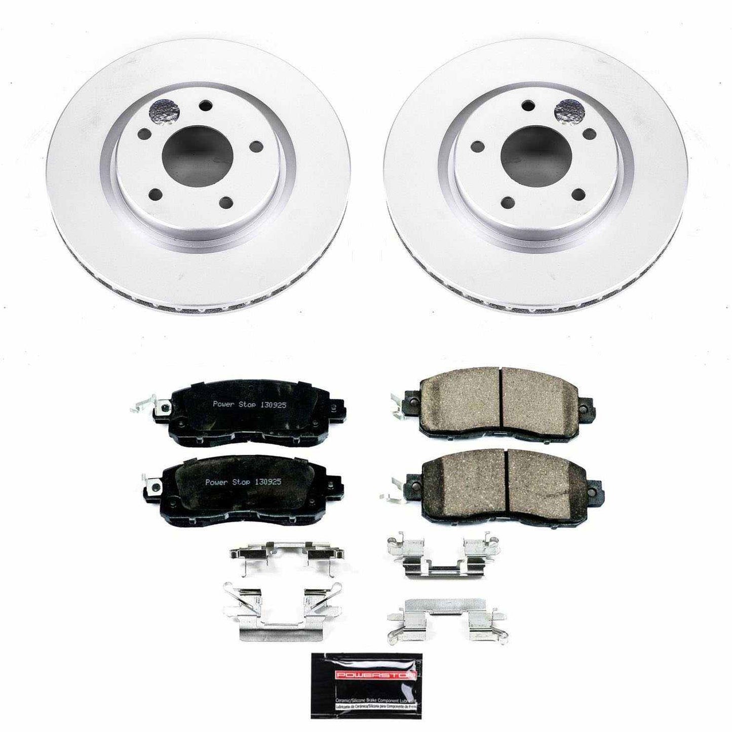PowerStop Power Stop 14-17 Nissan Leaf Front Z17 Evolution Geomet Coated Brake Kit CRK7215