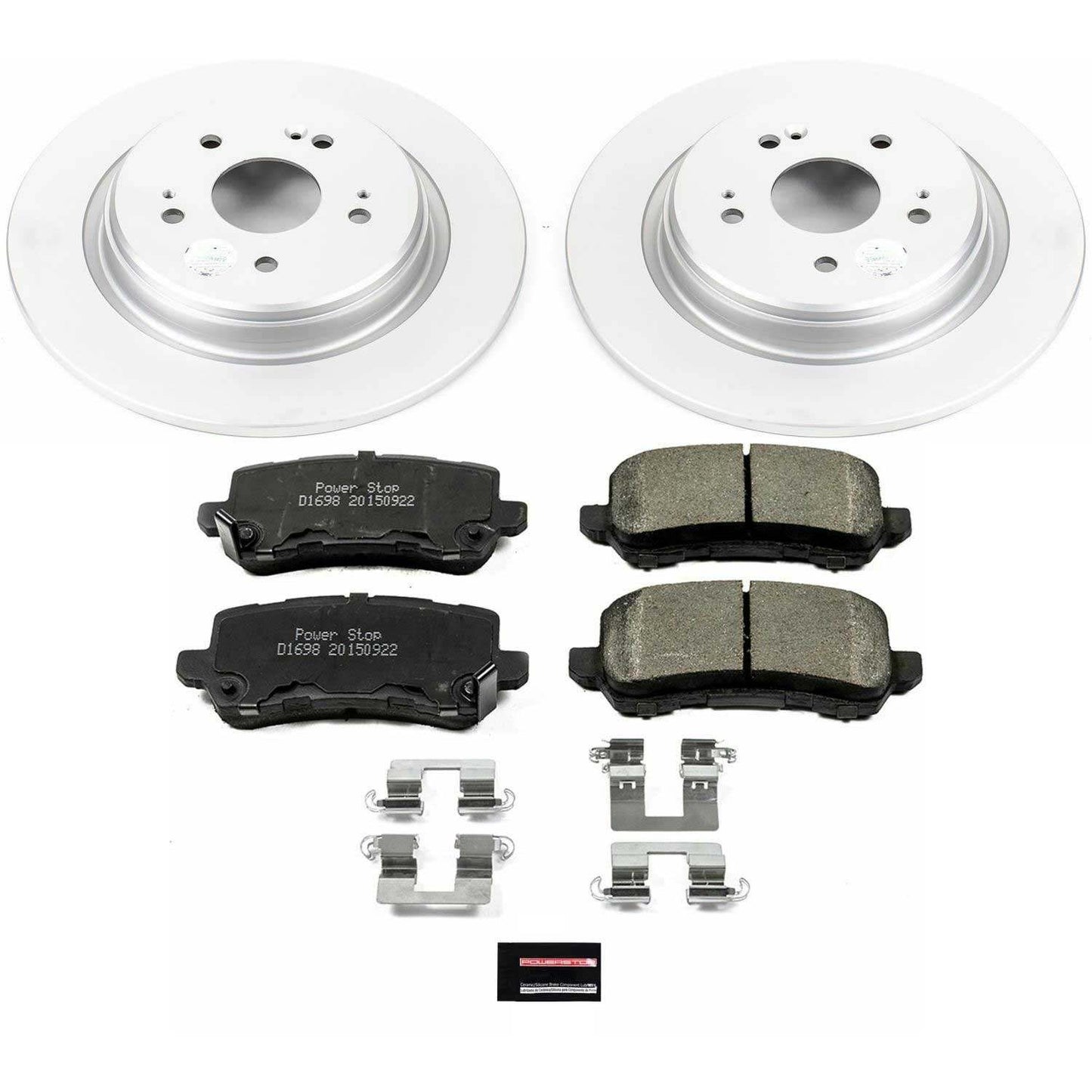 PowerStop Power Stop 15-19 Acura TLX Rear Z17 Evolution Geomet Coated Brake Kit CRK7216