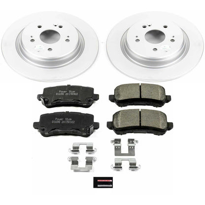 PowerStop Power Stop 15-19 Acura TLX Rear Z17 Evolution Geomet Coated Brake Kit CRK7216