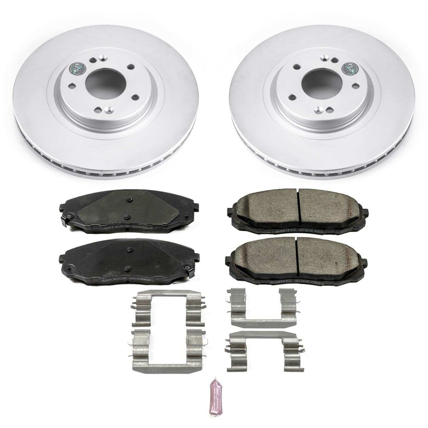 PowerStop Power Stop 15-19 Kia Sedona Front Z17 Evolution Geomet Coated Brake Kit CRK7218