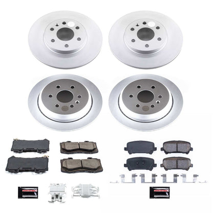 PowerStop Power Stop 15-18 Chevrolet Colorado Front & Rear Z17 Evolution Geomet Coated Brake Kit CRK7228