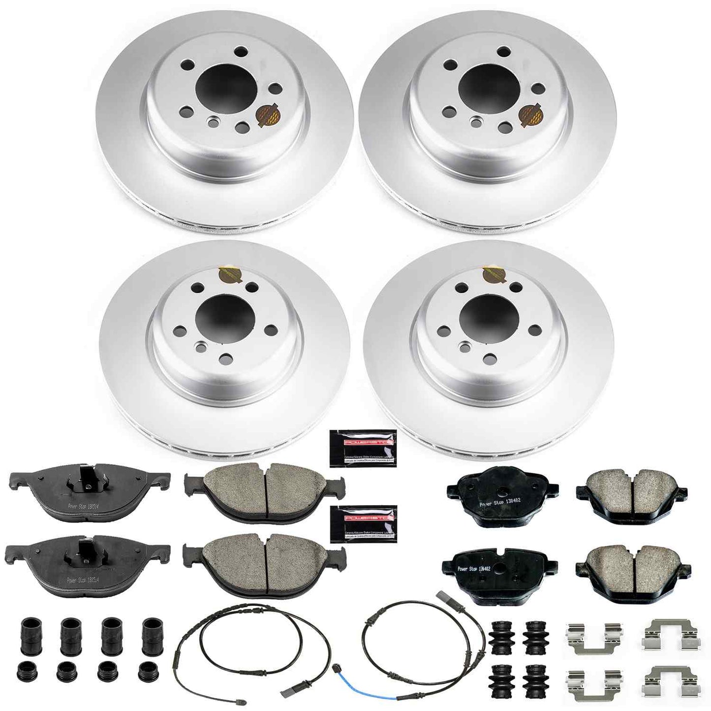 PowerStop Power Stop 12-13 BMW 528i Front & Rear Z23 Evolution Sport Coated Brake Kit CRK7236