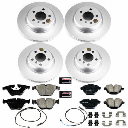 PowerStop Power Stop 14-16 BMW 528i Front & Rear Z23 Evolution Sport Coated Brake Kit CRK7237