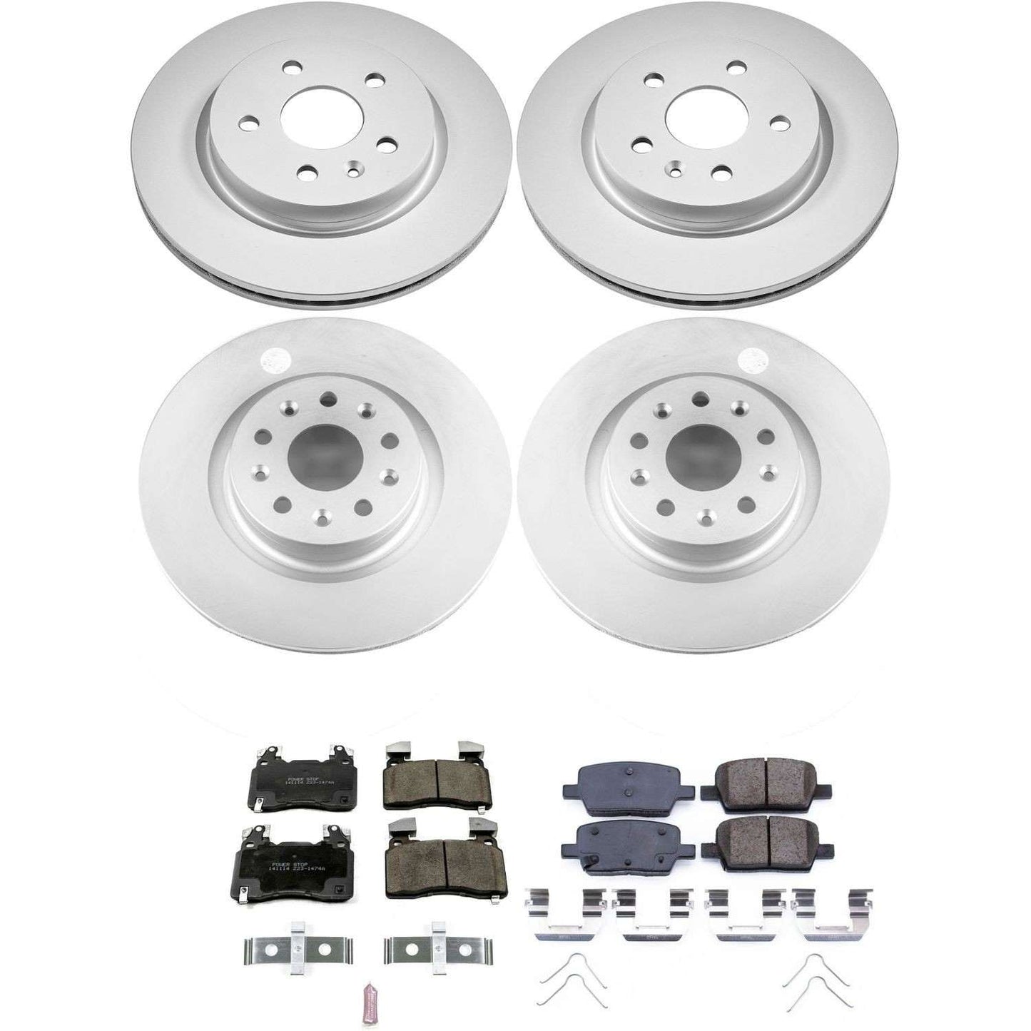 PowerStop Power Stop 16-18 Cadillac CT6 Front & Rear Z17 Evolution Geomet Coated Brake Kit CRK7292