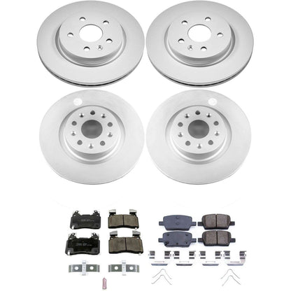 PowerStop Power Stop 16-18 Cadillac CT6 Front & Rear Z17 Evolution Geomet Coated Brake Kit CRK7292