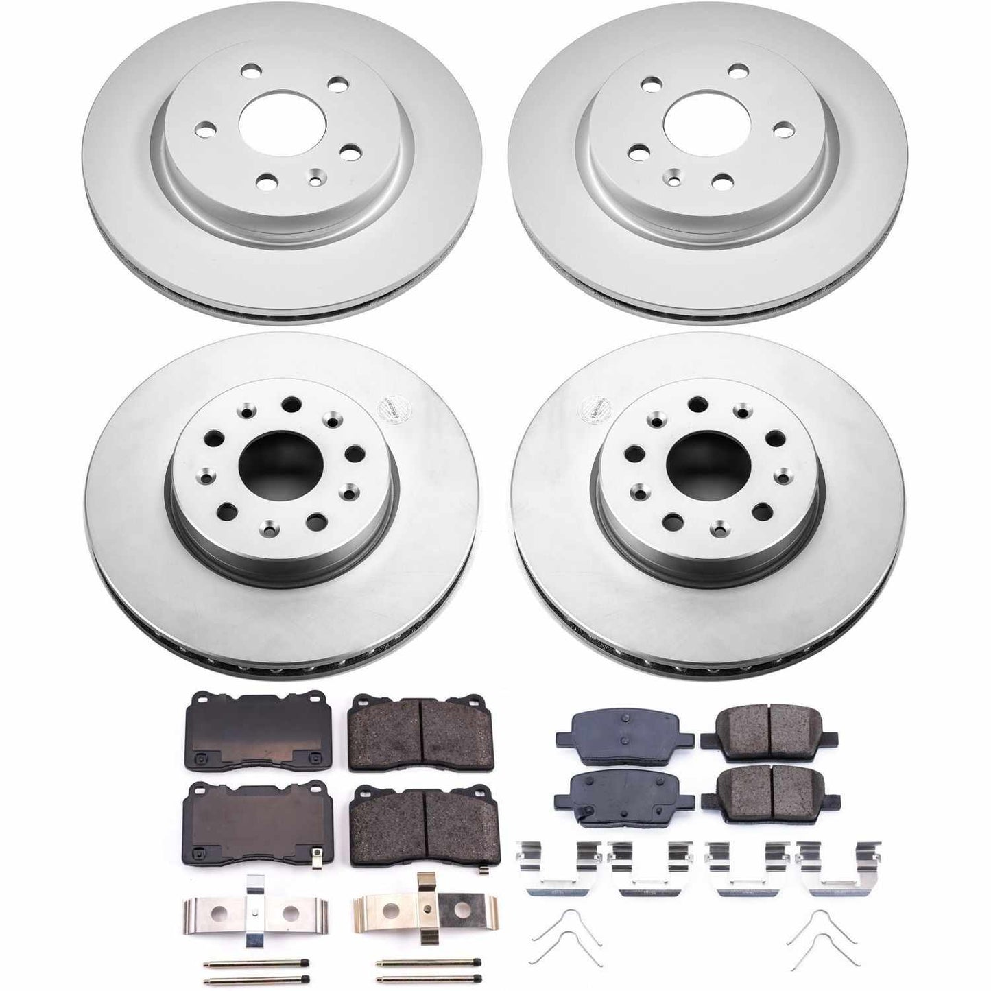 PowerStop Power Stop 16-19 Chevrolet Camaro Front & Rear Z17 Evolution Geomet Coated Brake Kit CRK7293