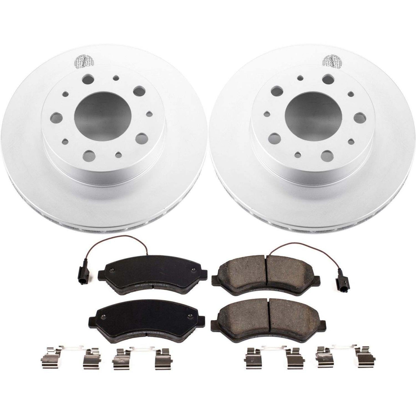 PowerStop Power Stop 14-19 Ram ProMaster 1500 Front Z17 Evolution Geomet Coated Brake Kit CRK7303
